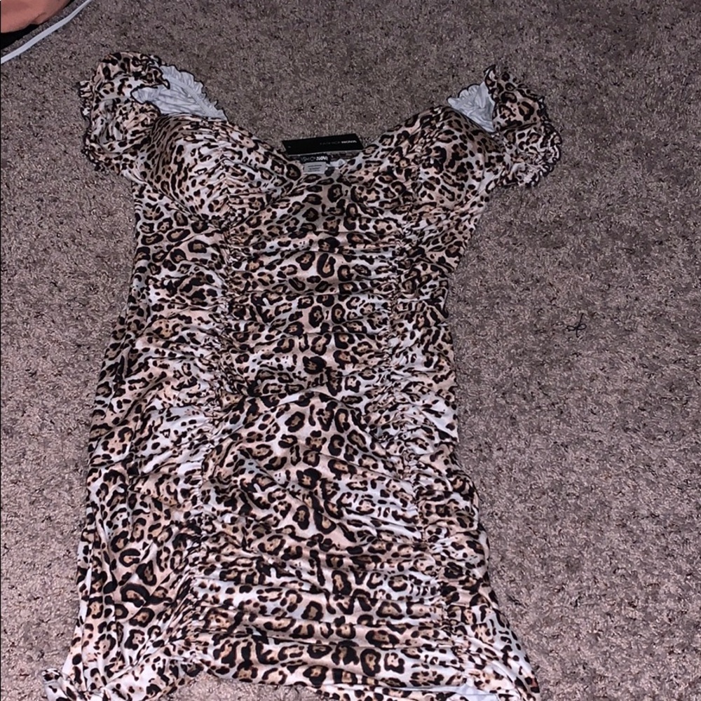Cheetah print dress